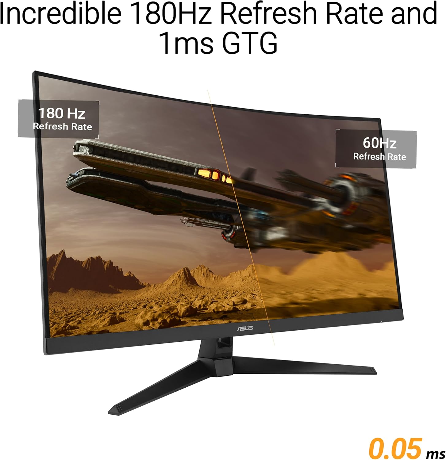 Thumbnail 2 de ASUS TUF VG32WQ3B 31.5" QHD 180Hz Curved Monitor
