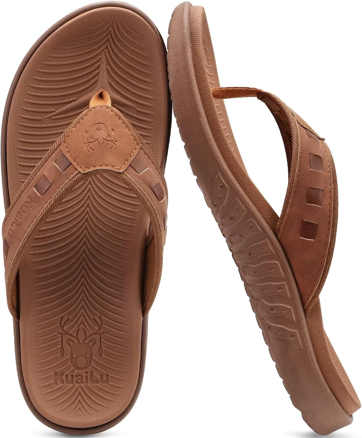 Thumbnail 3 de KuaiLu Men's Sport Flip Flops with Orthotic Arch Support