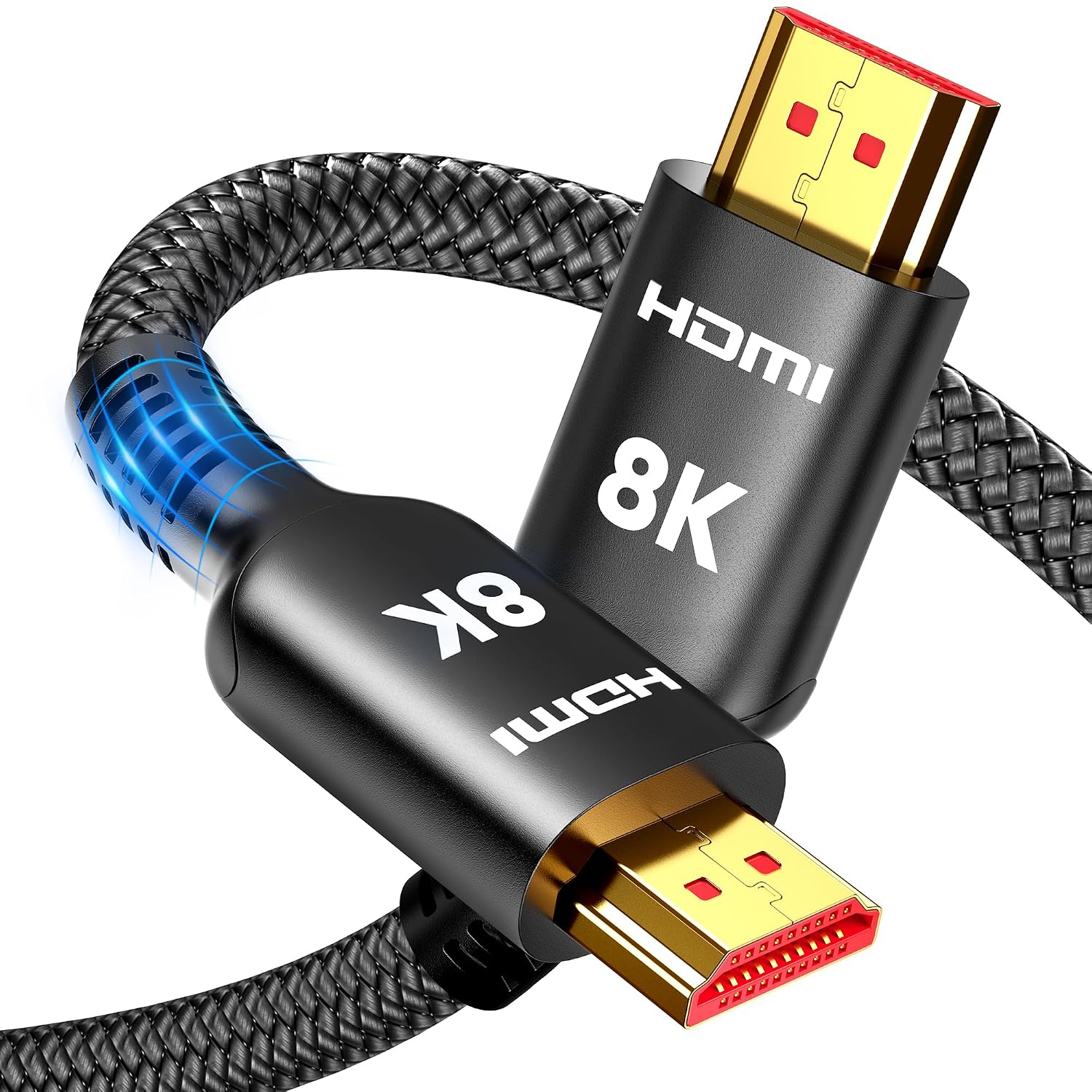 Detalle de Highwings High Speed HDMI Cable (15 FT) for 8K/4K Gaming, eARC, and DTS:X Support