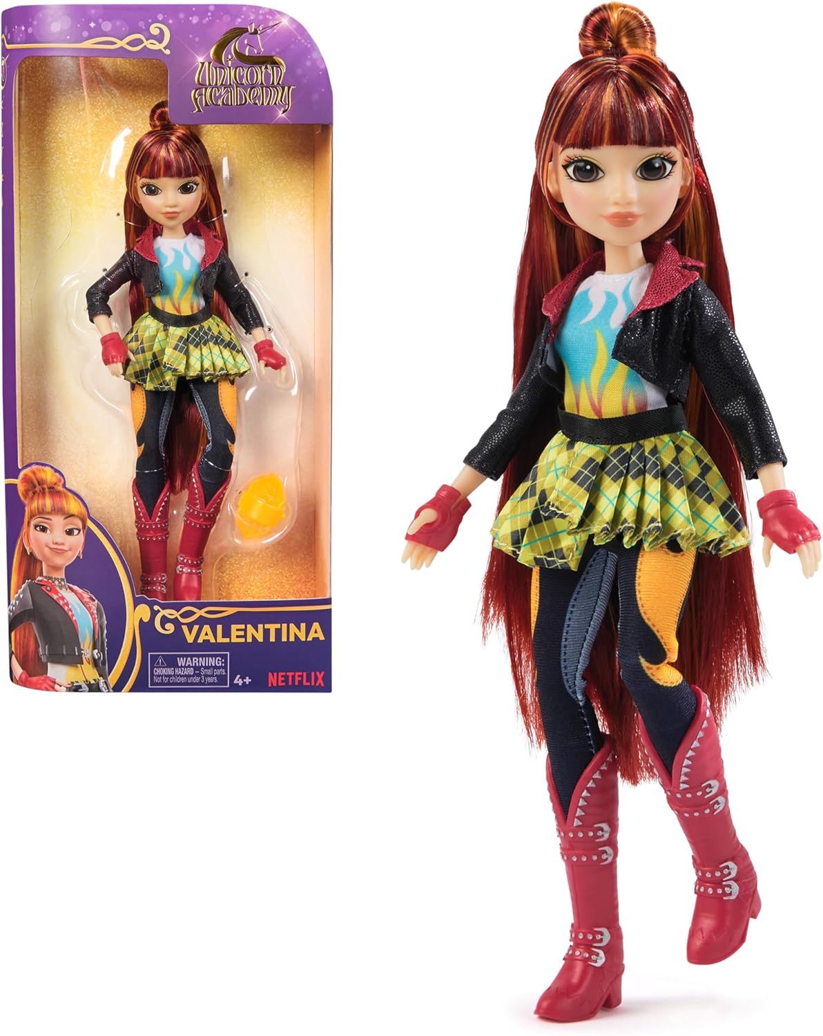 Detalle de Unicorn Academy L’École des Licornes – Poupée mannequin Valentina 24 cm avec accessoires (à partir de 4 ans)