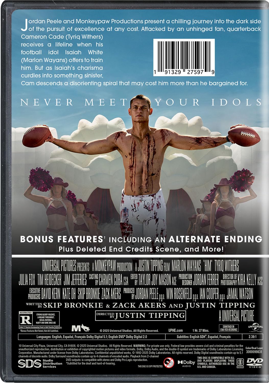 Detalle de HIM Collector's Edition DVD: Horror Thriller with Bonus Features