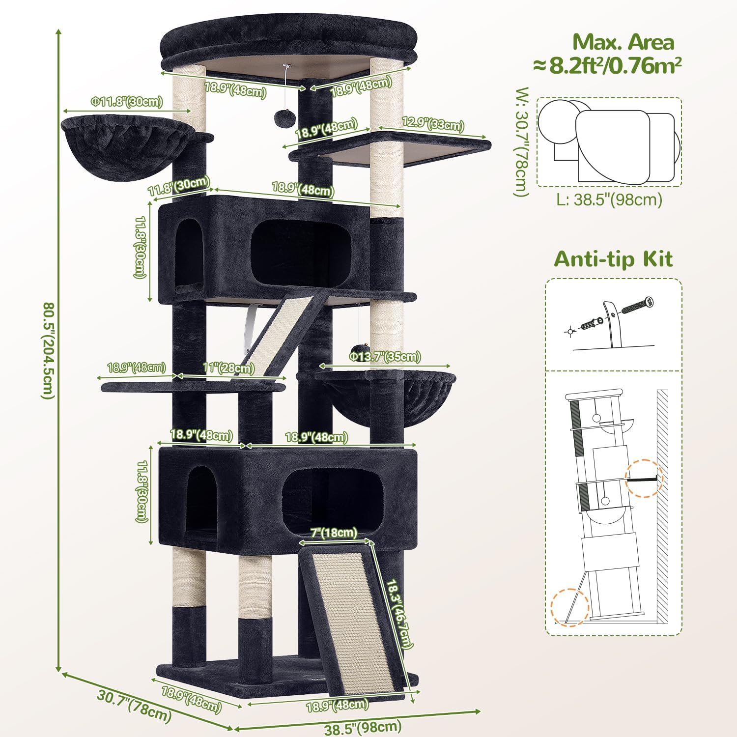 Detalle de Globlazer Cat Tree S80H