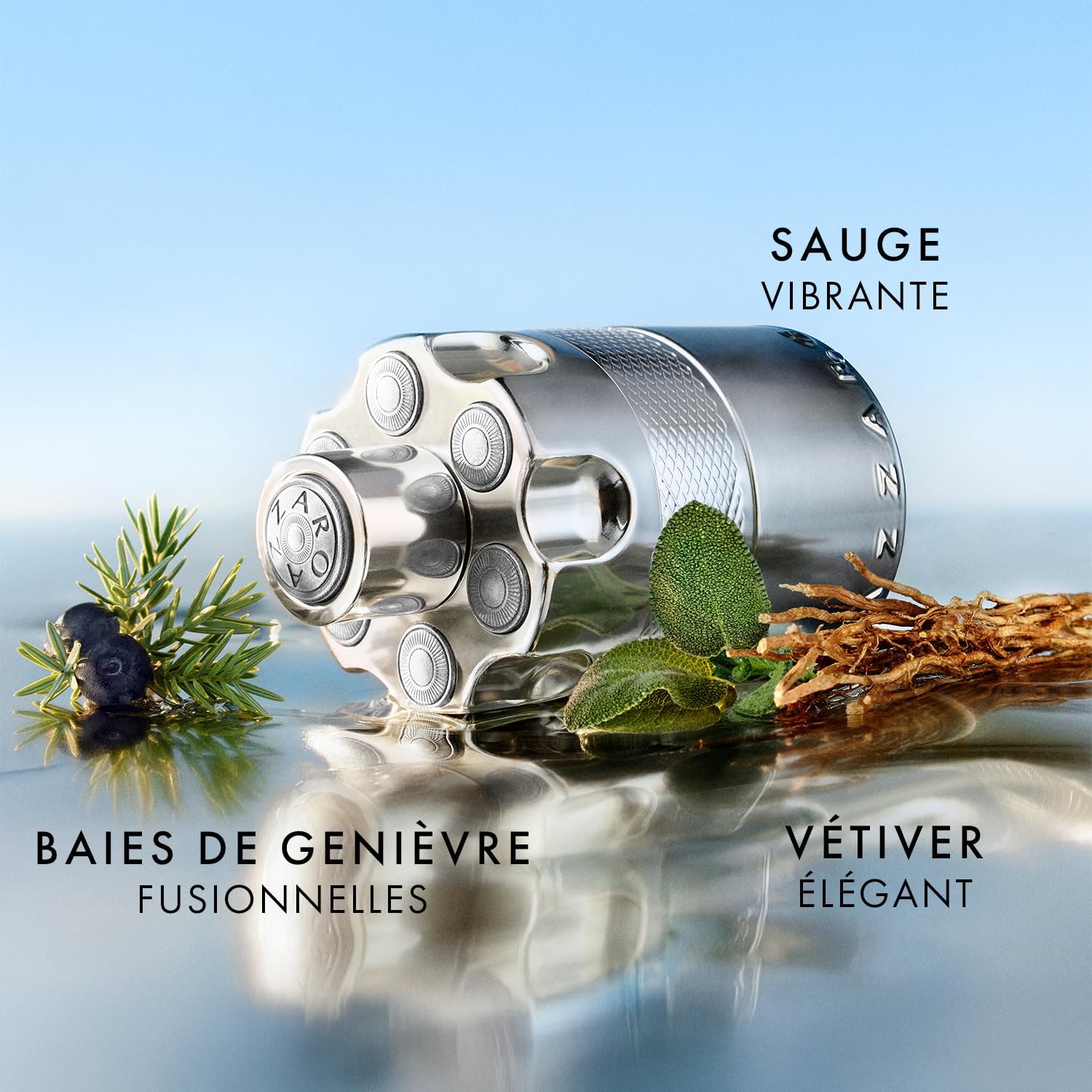 Detalle de AZZARO Wanted – Eau de Parfum Homme, Boisé Aromatique Épicé