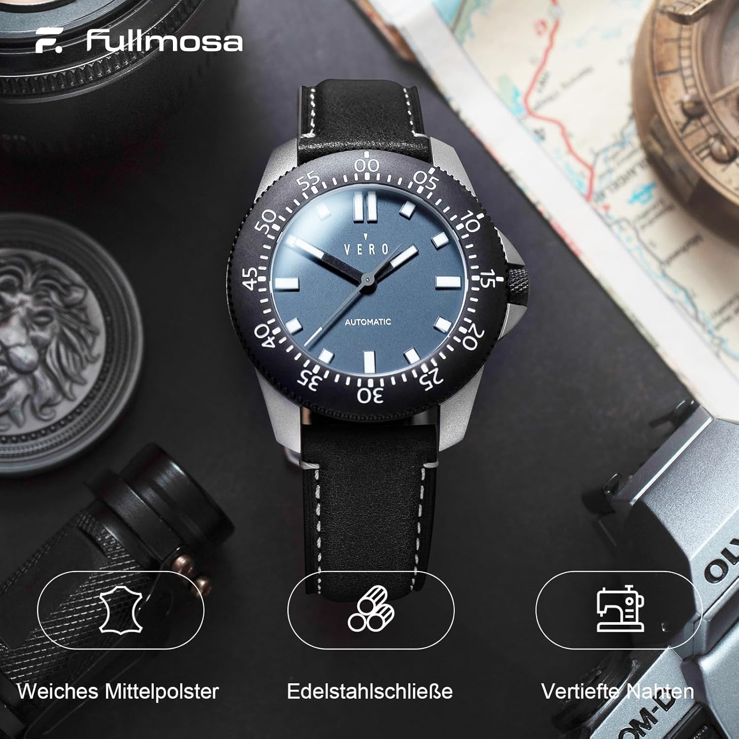 Thumbnail 1 de Fullmosa 22mm Uhrenarmband mit Schnellverschluss – kompatibel mit Samsung Gear S3, Garmin Venu 3/2, Vivoactive 4 und Huawei/Weitere 46mm Modelle