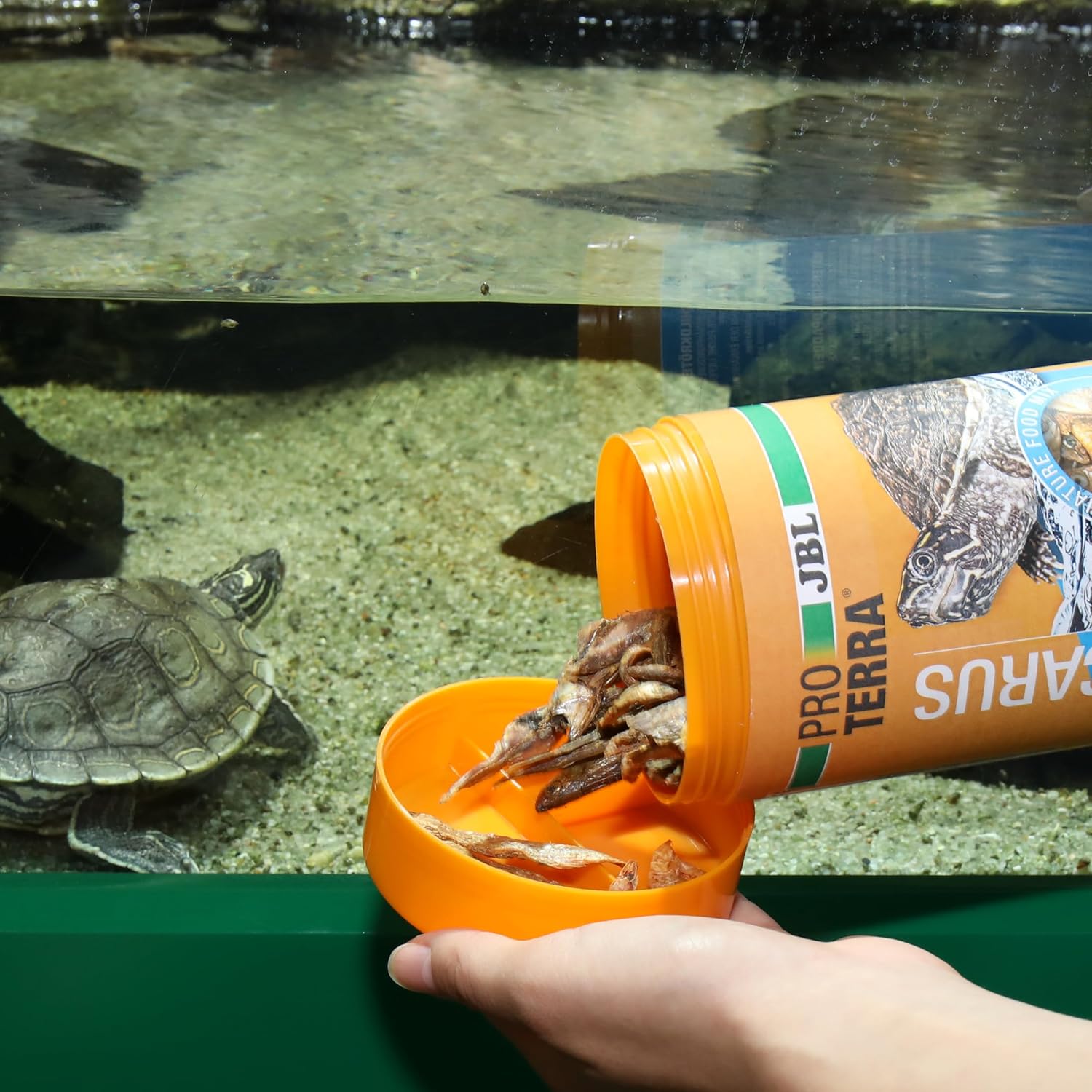 Detalle de JBL Proterra PESCARUS 250ml – getrocknete Fische & Garnelen als energiereiche Ergänzung