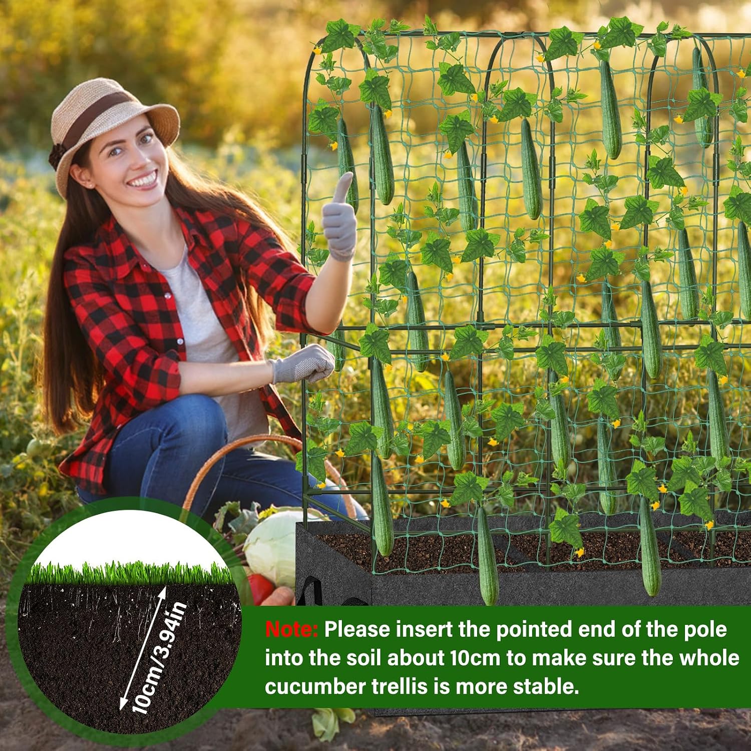 Thumbnail 6 de Garden Trellis with Planter, 65 x 50 Inches