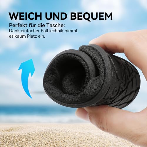 Detalle 2 de VOLHAL Wasserschuhe Herren Damen – 787BK39EU, Unisex-Strandschuhe, Schnell trocknend und rutschfest