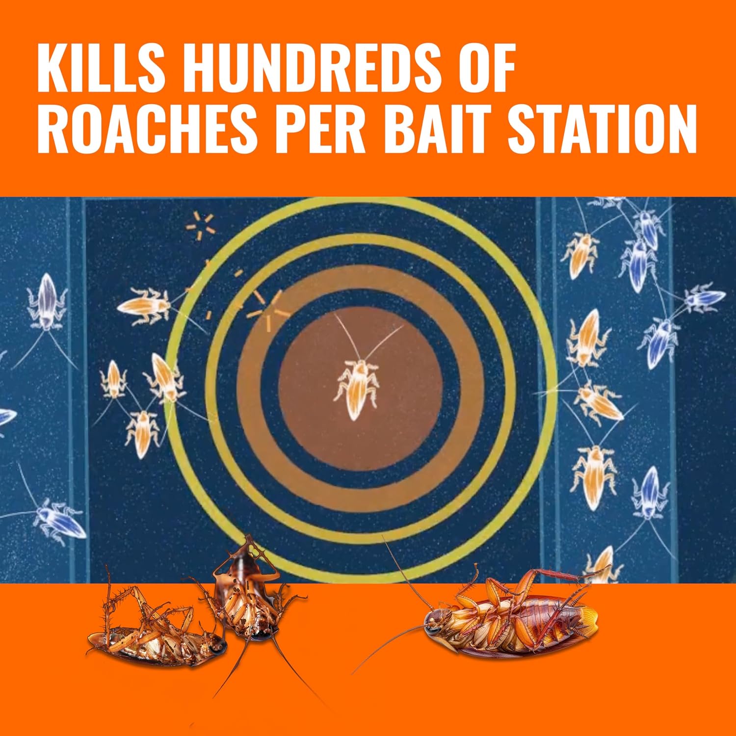Detalle 1 de TERRO Roach Killer Gel Bait Stations — 12-Pack Ready-to-Use Cockroach Bait