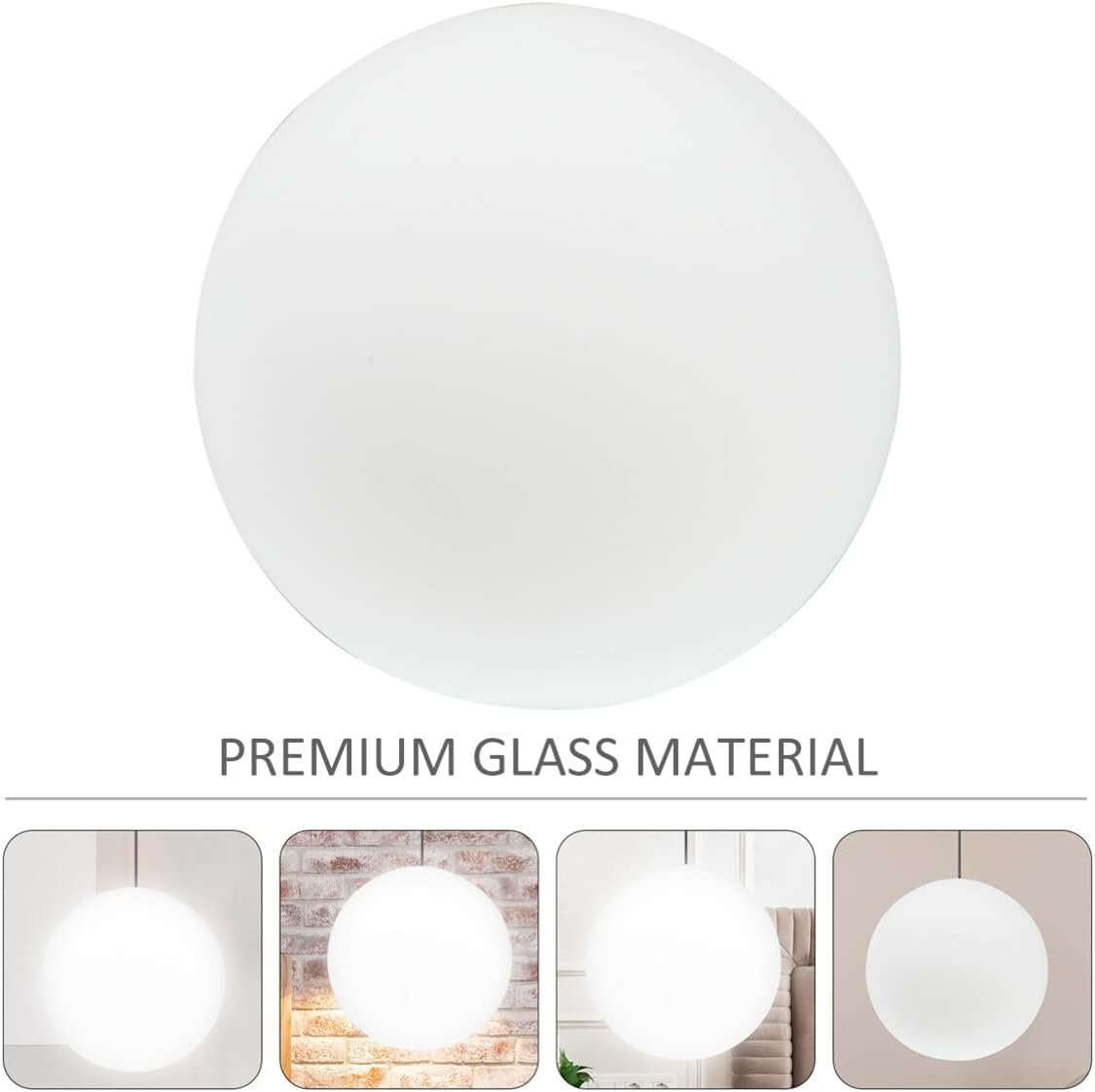 Detalle 2 de Artibetter Frosted Glass Globe 5‑6cm Lampshade