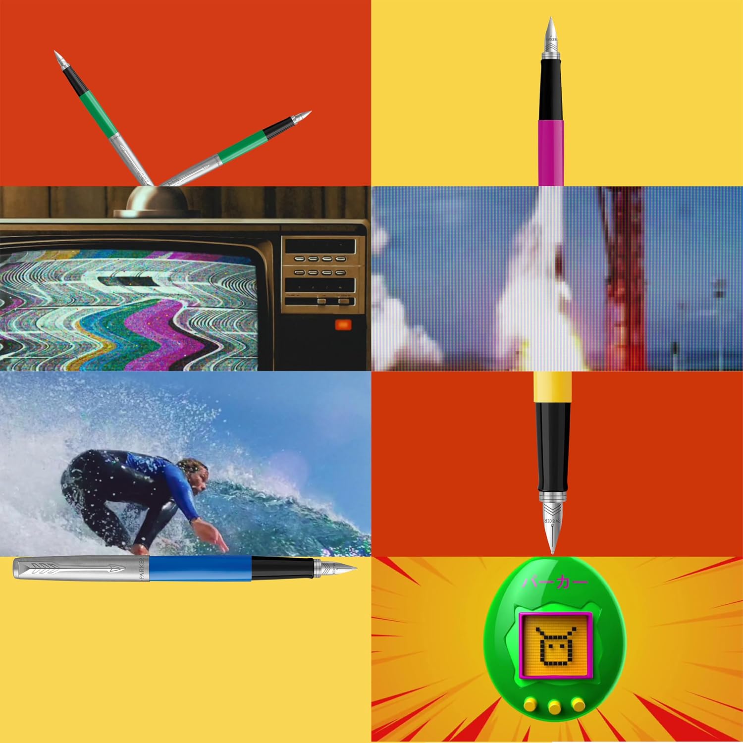 Thumbnail 6 de Parker Jotter Originals penna stilografica rossa 2 cartucce