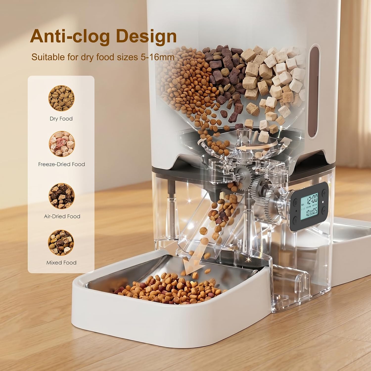 Detalle de Automatic Cat Feeder, 7L Capacity