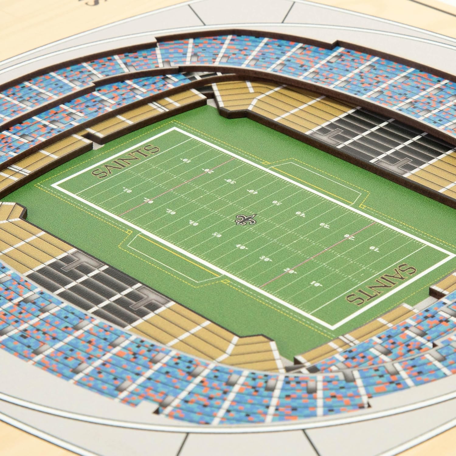 Thumbnail 2 de YouTheFan 5-Layer NFL Stadium Wall Art 🖼