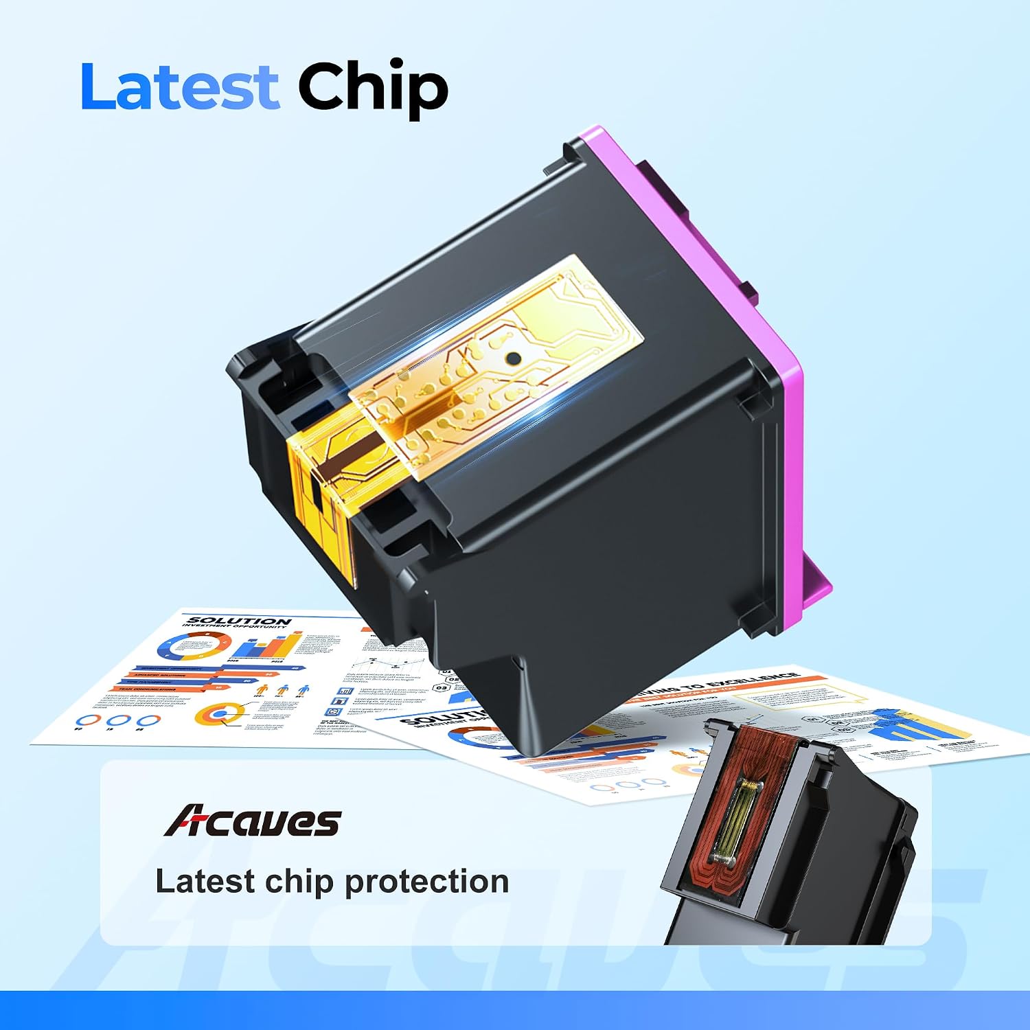 Detalle 1 de Acaves replacement ink cartridges PG-275XL/CL-276XL