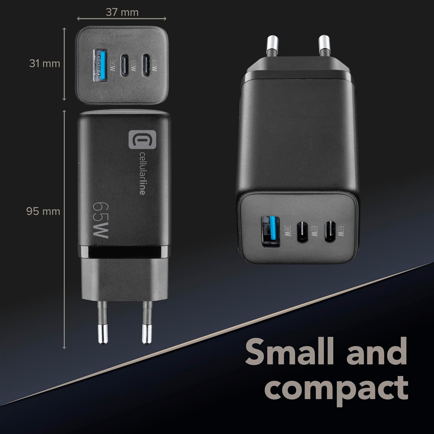Thumbnail 3 de cellularline Multipower Micro 65 W Chargeur USB-C