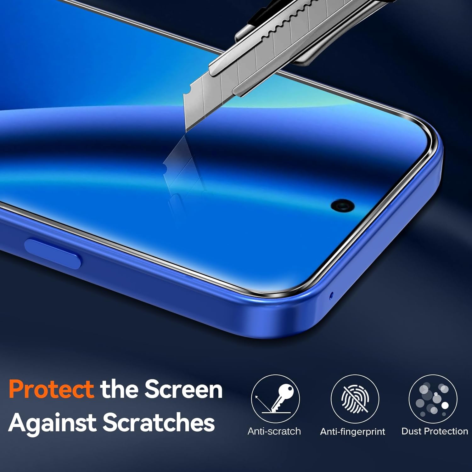 Thumbnail 1 de ivoler Google Pixel 10a Phone Case with 2 Pieces Tempered Glass – Military-Grade Protection, Clear