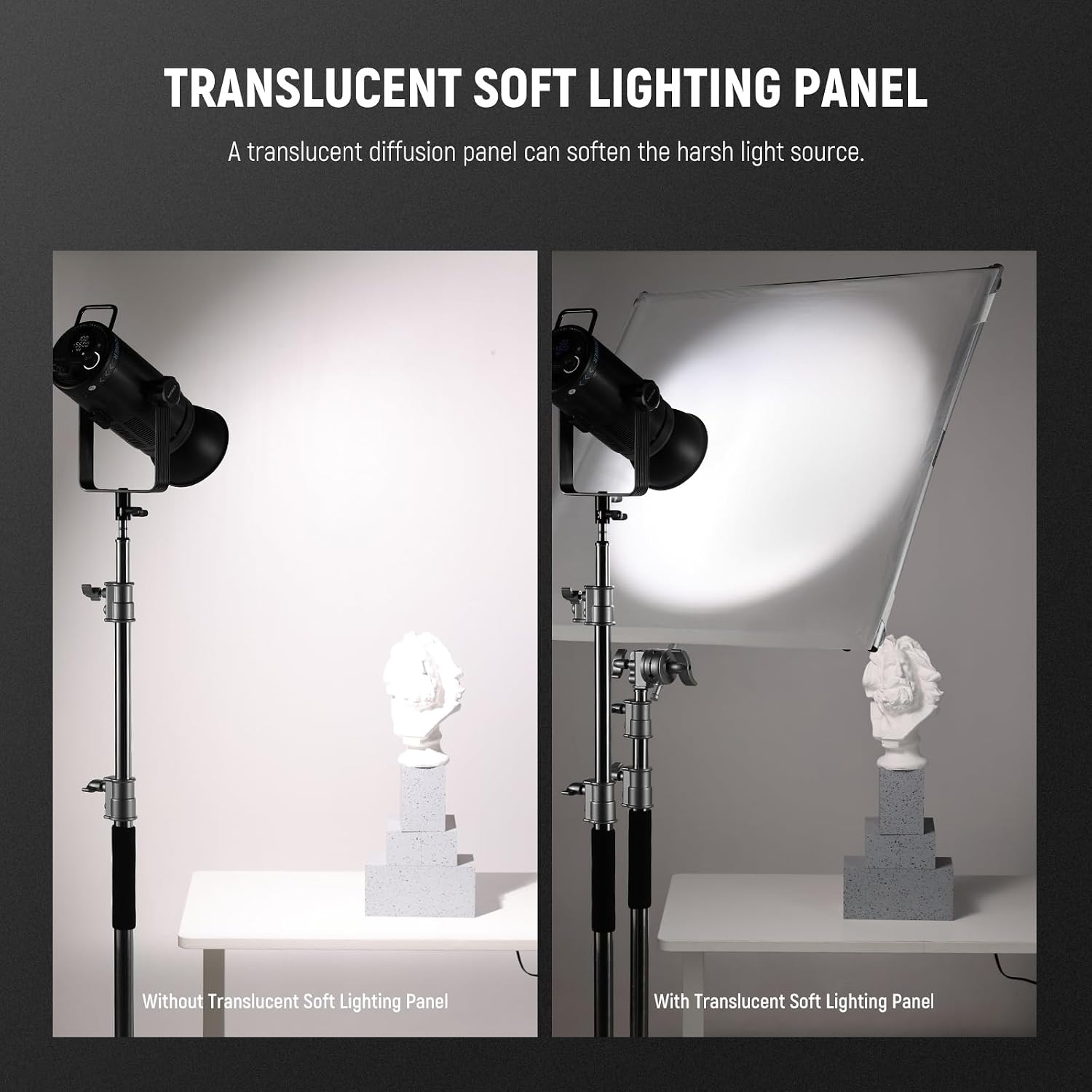 Detalle 2 de NEEWER SF9090F 35x35in Light Diffusion Panel