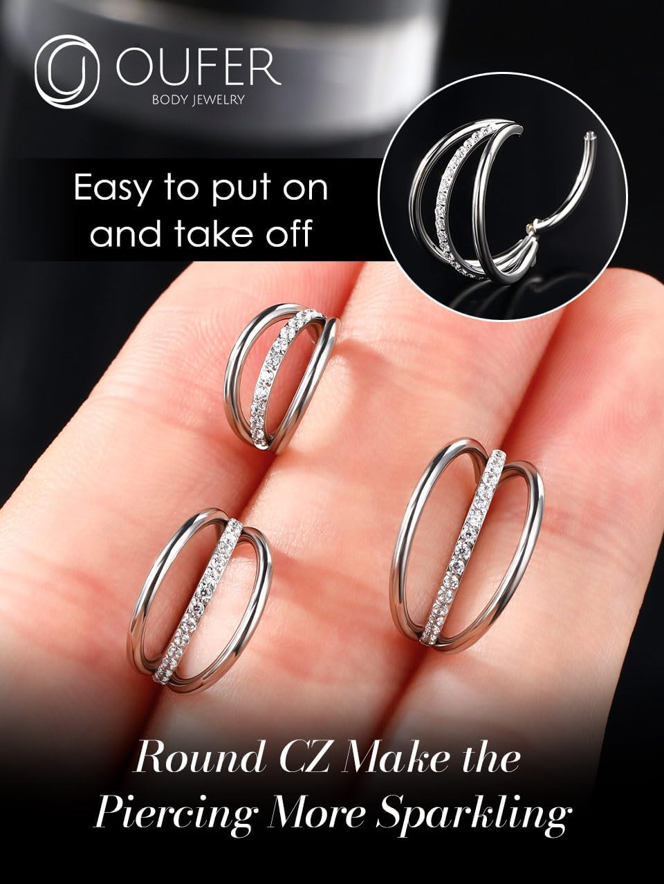 Thumbnail 2 de OUFER Boucle Helix 16G 8/10/12mm