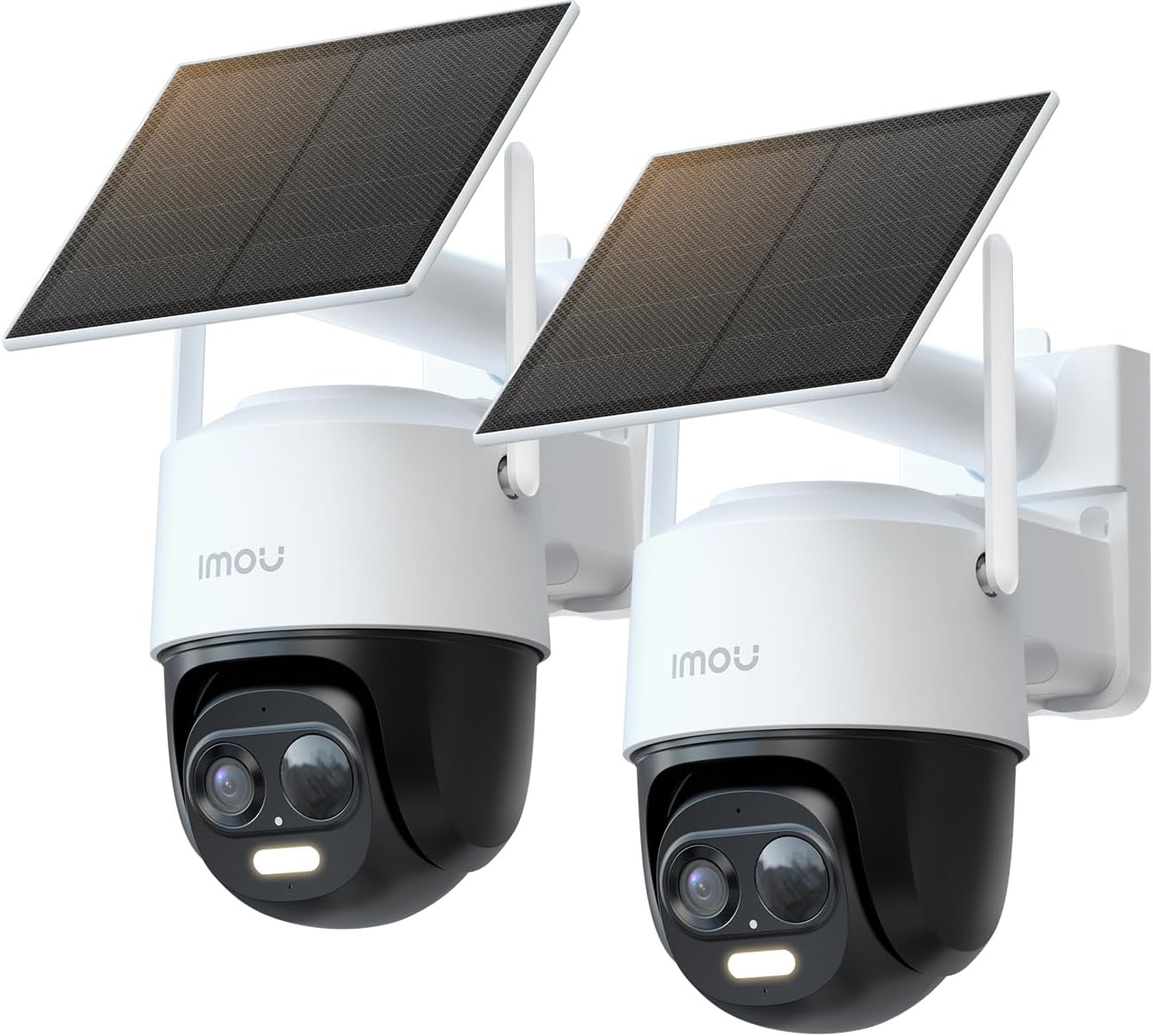 Detalle de Imou Telecamera Esterna 2K con Pannello Solare – 360° PTZ, Batteria 5000mAh, Sirena 110dB e Irca Notturna a Colori (Pack 2)