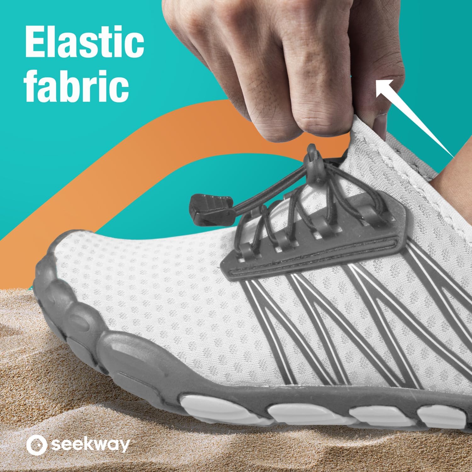 Detalle 2 de SEEKWAY Water Shoes Quick-Dry Aqua Sock for Men & Women (Barefoot Style)