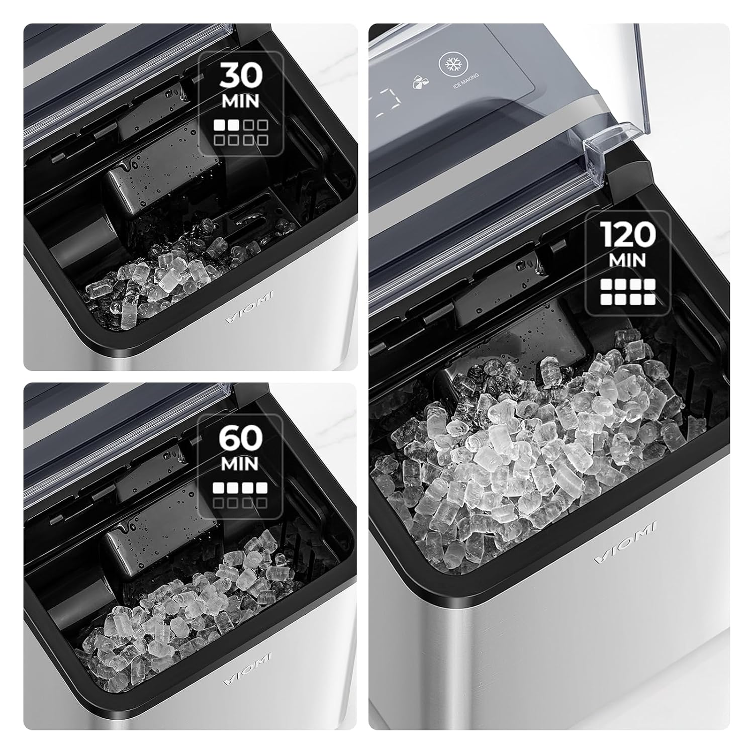 Thumbnail 5 de VIOMI Viomi Nugget Ice Maker Countertop Ice Maker with Self-Cleaning