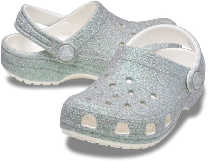Detalle 2 de Crocs Unisex Kids Classic Iridescent Glitter Clog