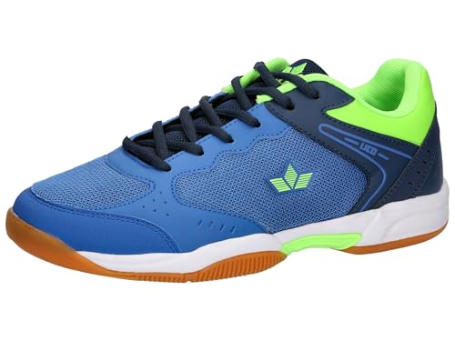 Detalle de Lico Herren Speed Indoor Hallenturnschuhe – Blau Marine Lemon, Größe 41 EU