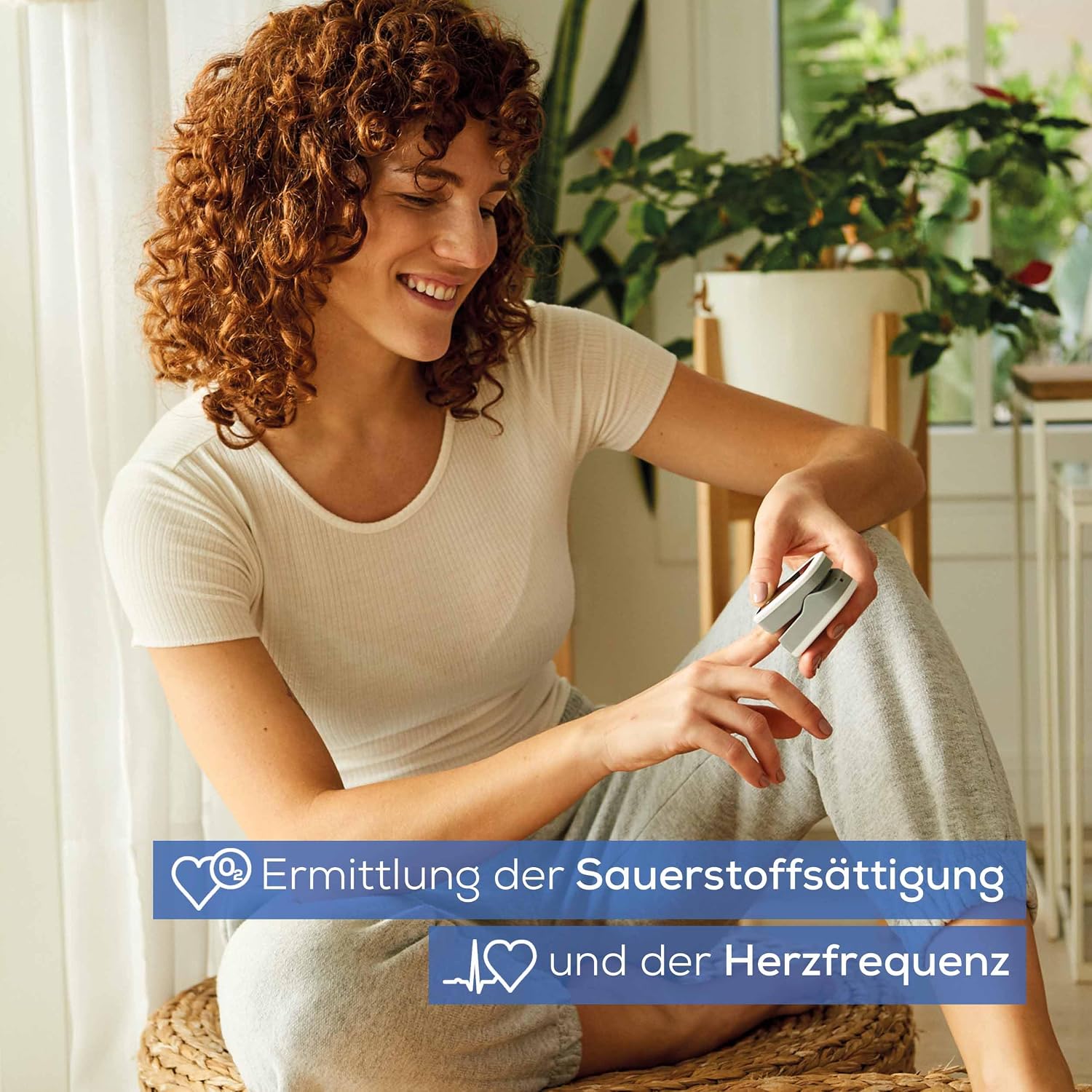Detalle de Beurer PO 30 Pulsoximeter – kompakte Messung von SpO₂ und Puls mit farbigem Display