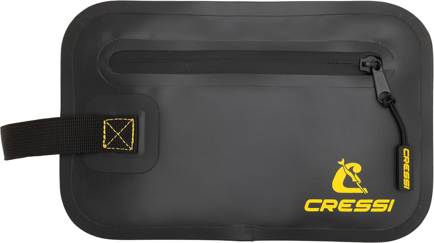 Detalle de Cressi Lyos Dry Pouch Black: Borsa multiuso impermeabile in PVC tarpulin per oggetti da acqua