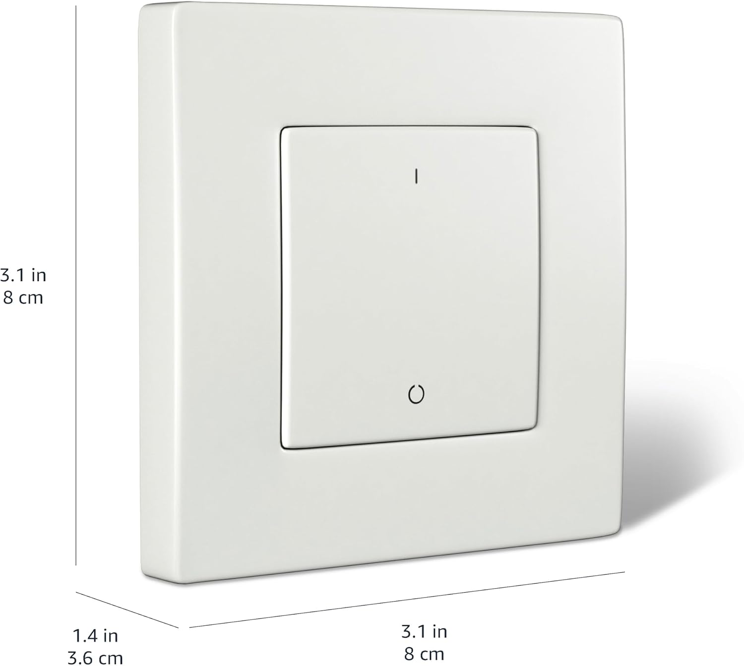 Detalle de Amazon Basics Smarter Schalter – 1-Wege,Alexa-kompatibel, kein Hub erforderlich