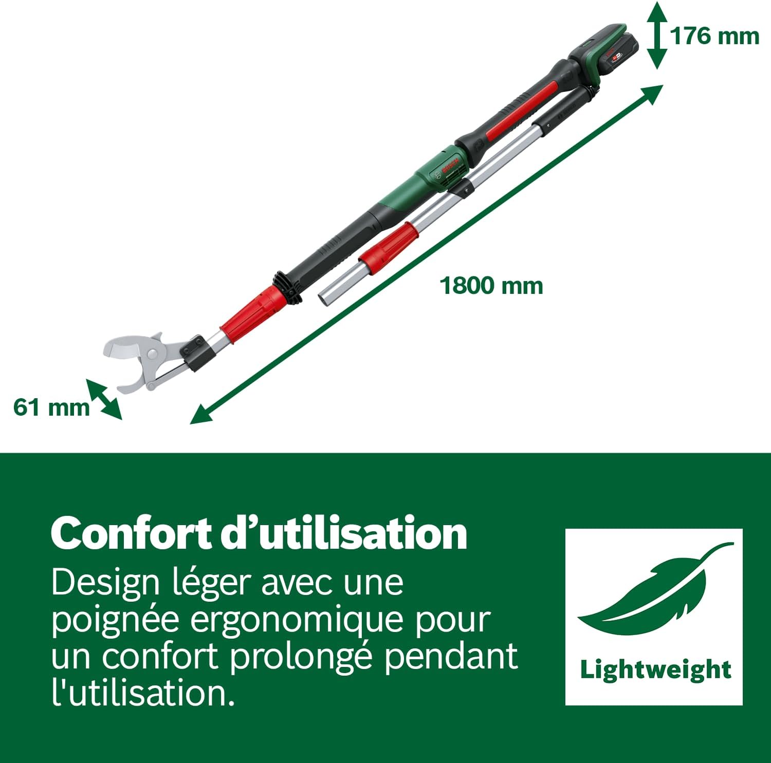 Thumbnail 6 de Sécateur sans fil Bosch AdvancedPrune 18V-45 avec barre d’extension (jusqu’à 45 mm)