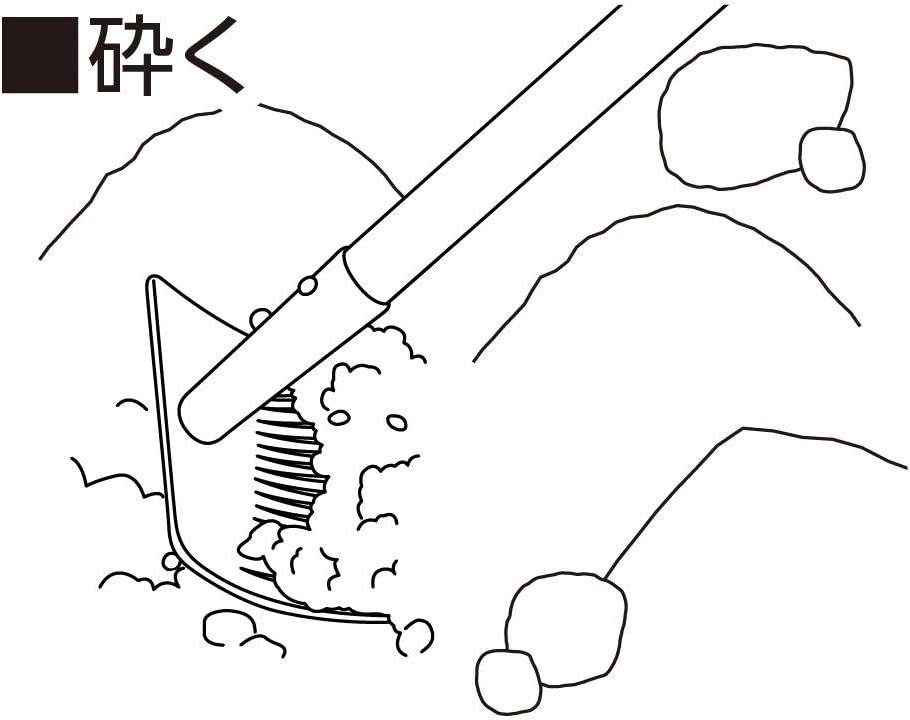 Thumbnail 6 de 髙儀 畑サイクル 鍬レーキ 小 片手用・木柄・特殊鋼製ヘッド