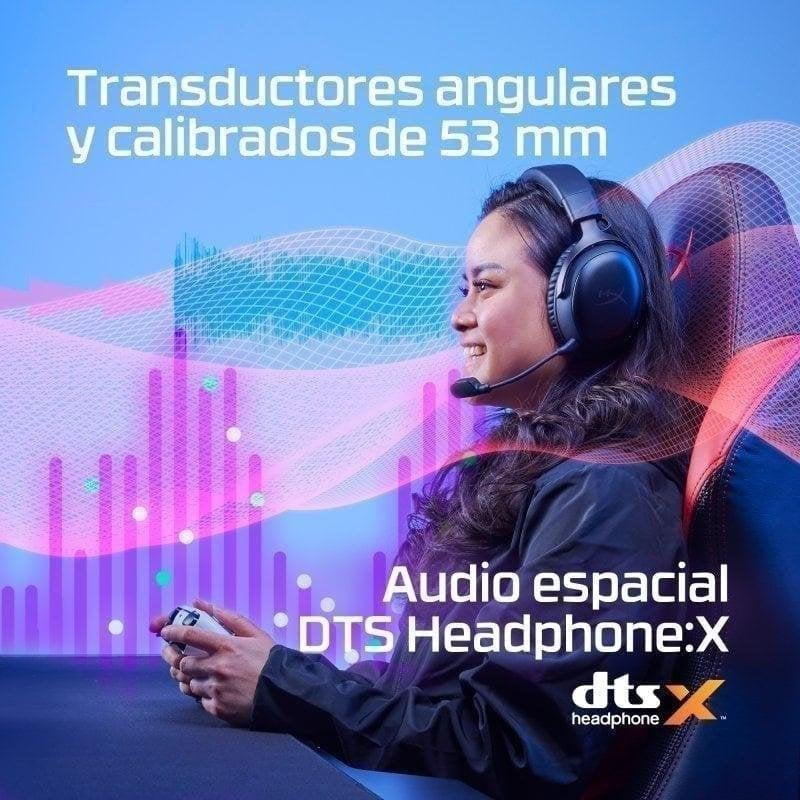 Thumbnail 3 de HyperX Cloud III Wireless Gaming Inalámbricos negros: auriculares con hasta 120 h de autonomía y audio posicional