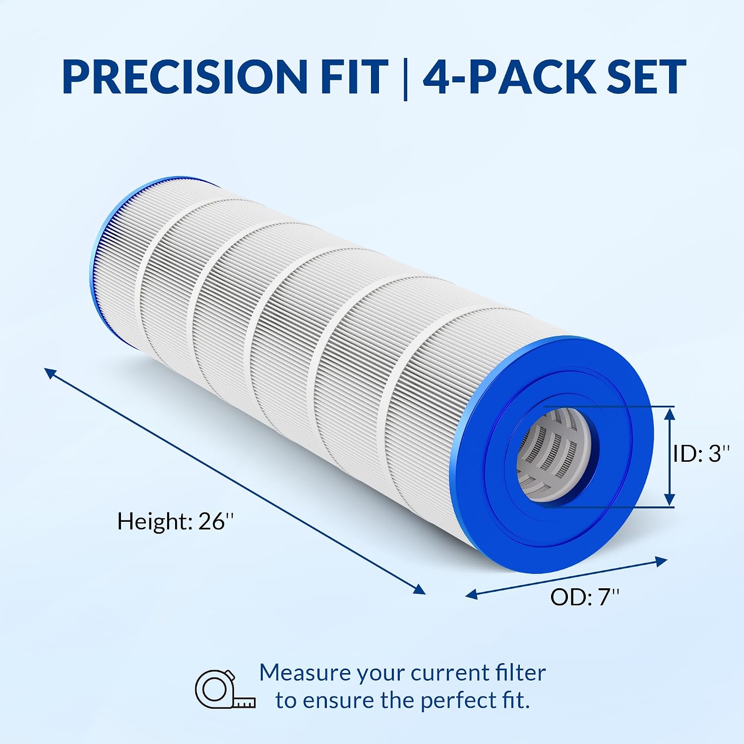 Thumbnail 1 de Swimara SW-PCC105-Ultra Series Pool Filter Cartridges, 420 sq ft, 4-Pack