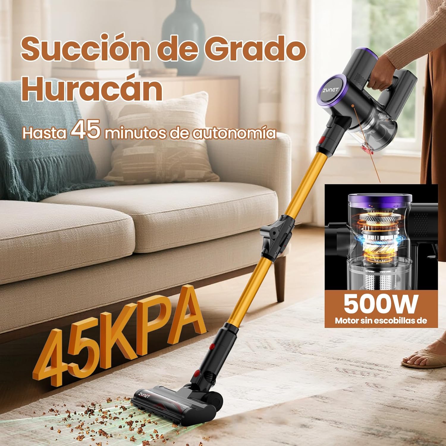 Thumbnail 1 de Zynet S9 Aspiradora sin cable 45KPa