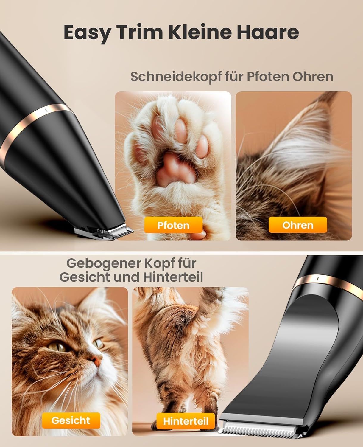 Thumbnail 2 de oneisall Paw Trim Pro Pfotentrimmer 2,54 cm ✂