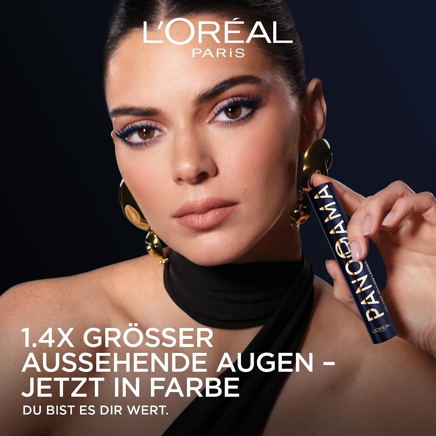 Detalle de L'Oréal Paris Panorama Chromatic Mascara Bleu Suede – definierendes Volumen-Make-up, 9,9 ml