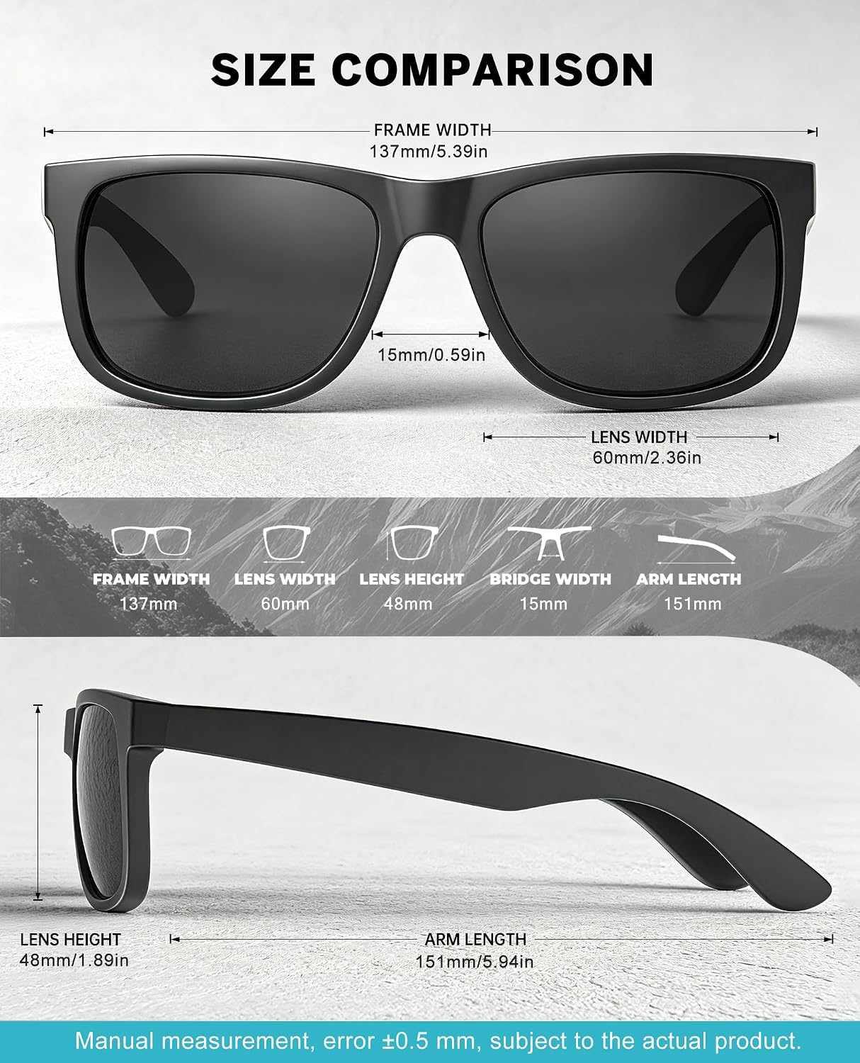 Detalle 2 de KALIYADI Polarized Sunglasses 3-Pack