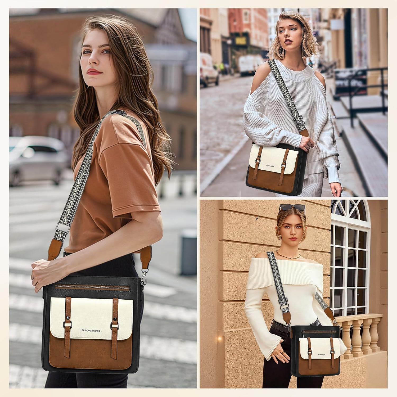 Thumbnail 5 de RAINSMORE Cross Body Bag 28x10x27cm