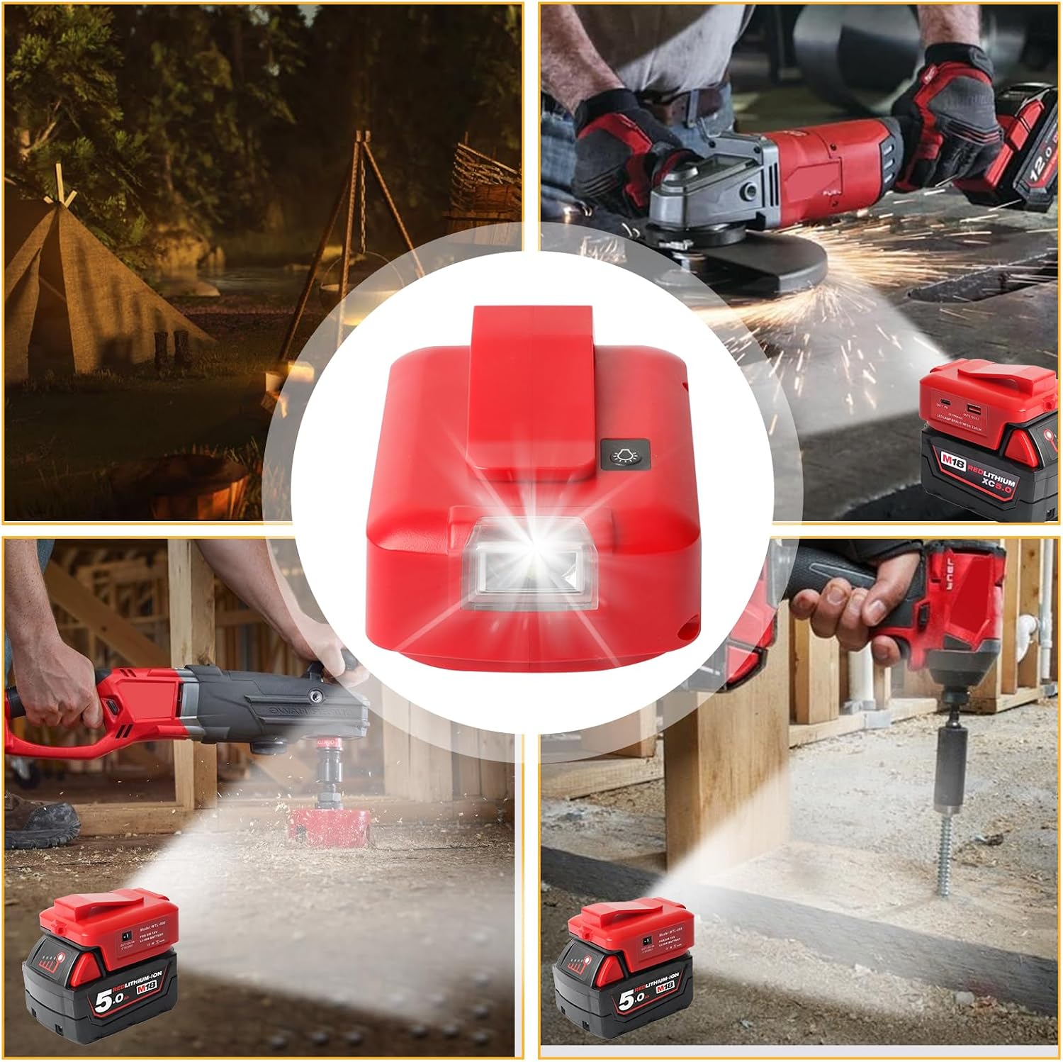 Thumbnail 6 de QUPERR Milwaukee M18 USB battery adapter 22.5W