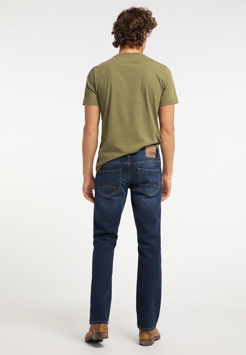 Thumbnail 4 de MUSTANG Herren Stretch Jeans „Oregon“ Bootcut in Schwarz/Blau – Denim mit bequemem Stretch