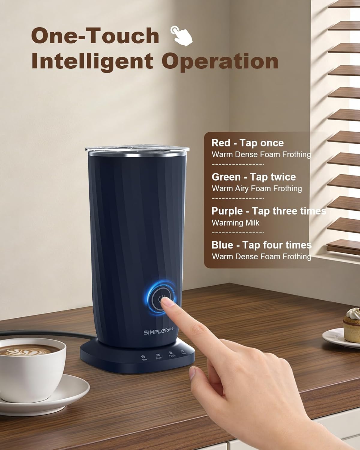 Thumbnail 2 de SIMPLETASTE 4-in-1 Milk Frother 240 ml