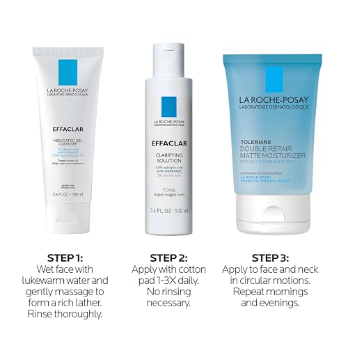 Thumbnail 8 de La Roche-Posay Effaclar Daily Acne Kit: Cleanser, Toner & Matte Moisturizer