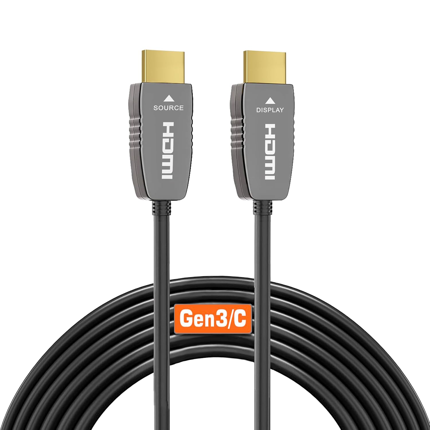 Detalle de RUIPRO 8K HDMI 2.1 Certified Fibre Optic Cable – CL2 Rated, 7.6m