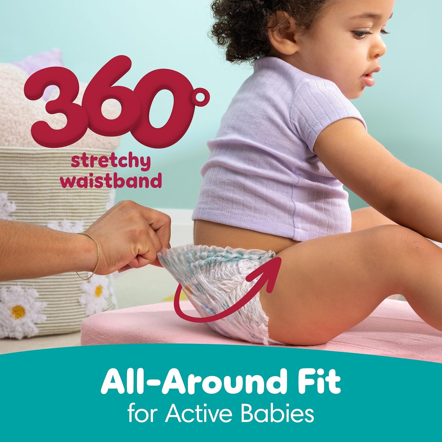 Detalle de Pampers 37000716679 Cruisers 360 Pull-On Diapers, Size 4, 144 Count
