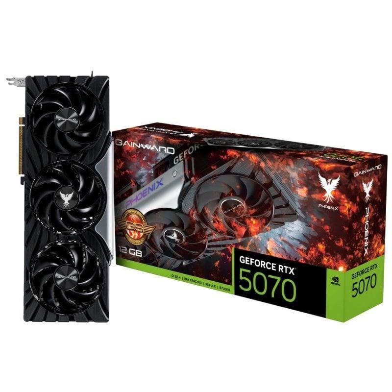 Detalle de Gainward Geforce RTX 5070 Phoenix GS × 12 GB GDDR7 Reflex 2: ficha de compra y valoración