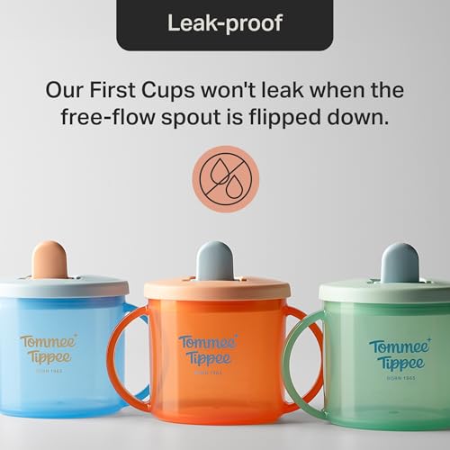 Thumbnail 3 de Tommee Tippee First Cup 4m+ Non-Spill, 190ml, Blue