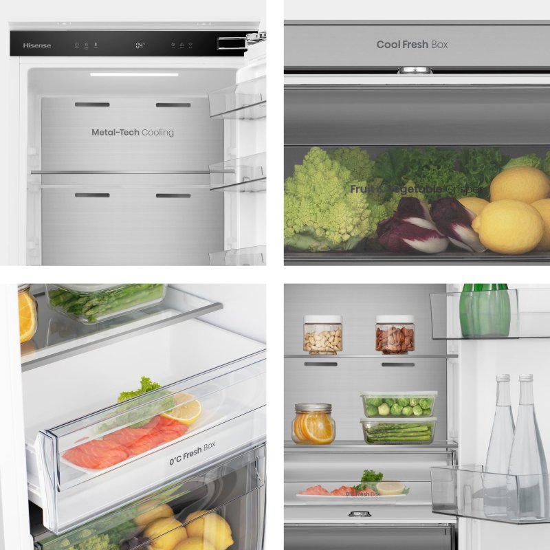 Detalle de Hisense RL3B303SAWE Frigorífico Integrable No Frost 303 L Blanco