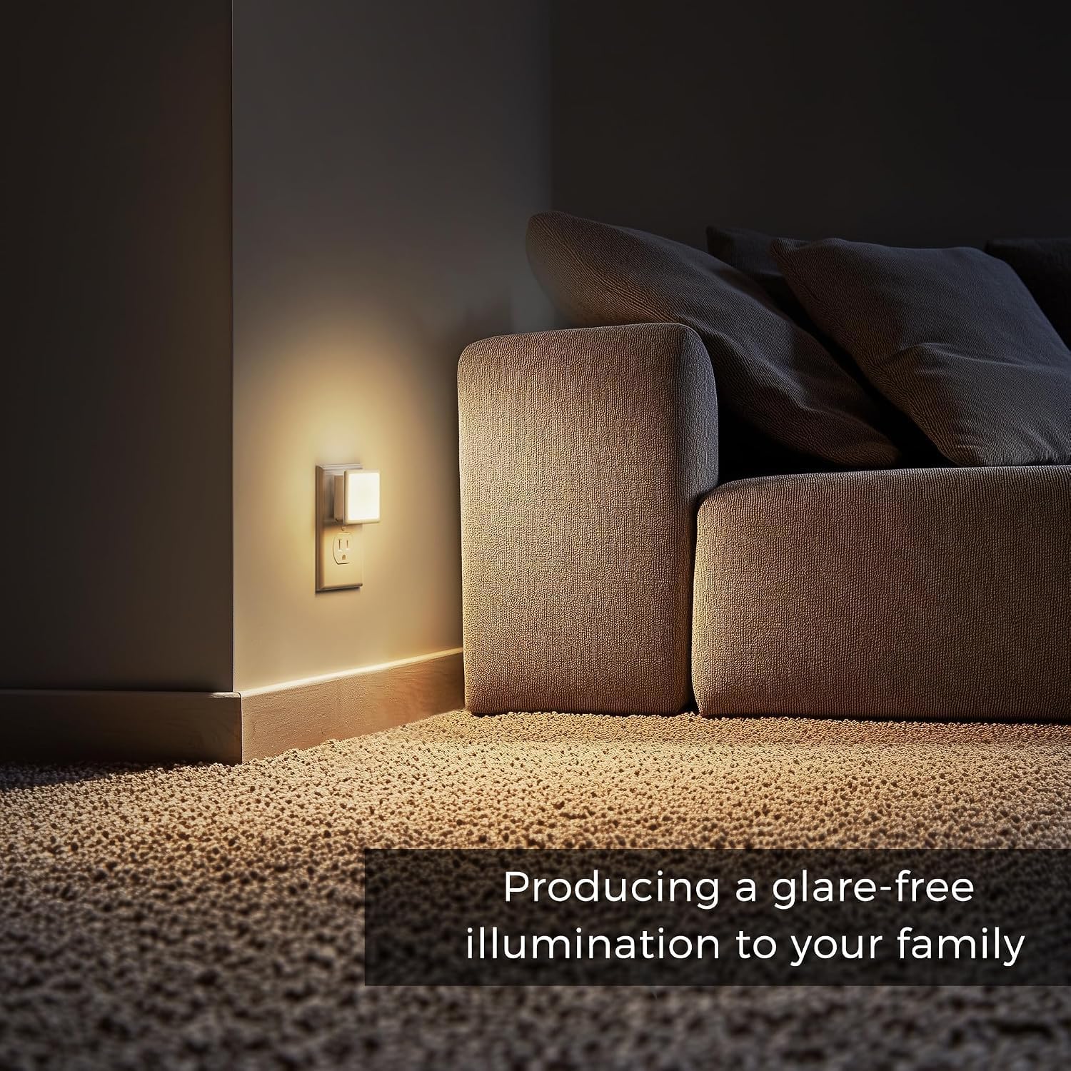 Thumbnail 5 de L LOHAS LED Plug-In Night Lights, 3000K Soft White, Dusk-to-Dawn Sensor, 2-Pack
