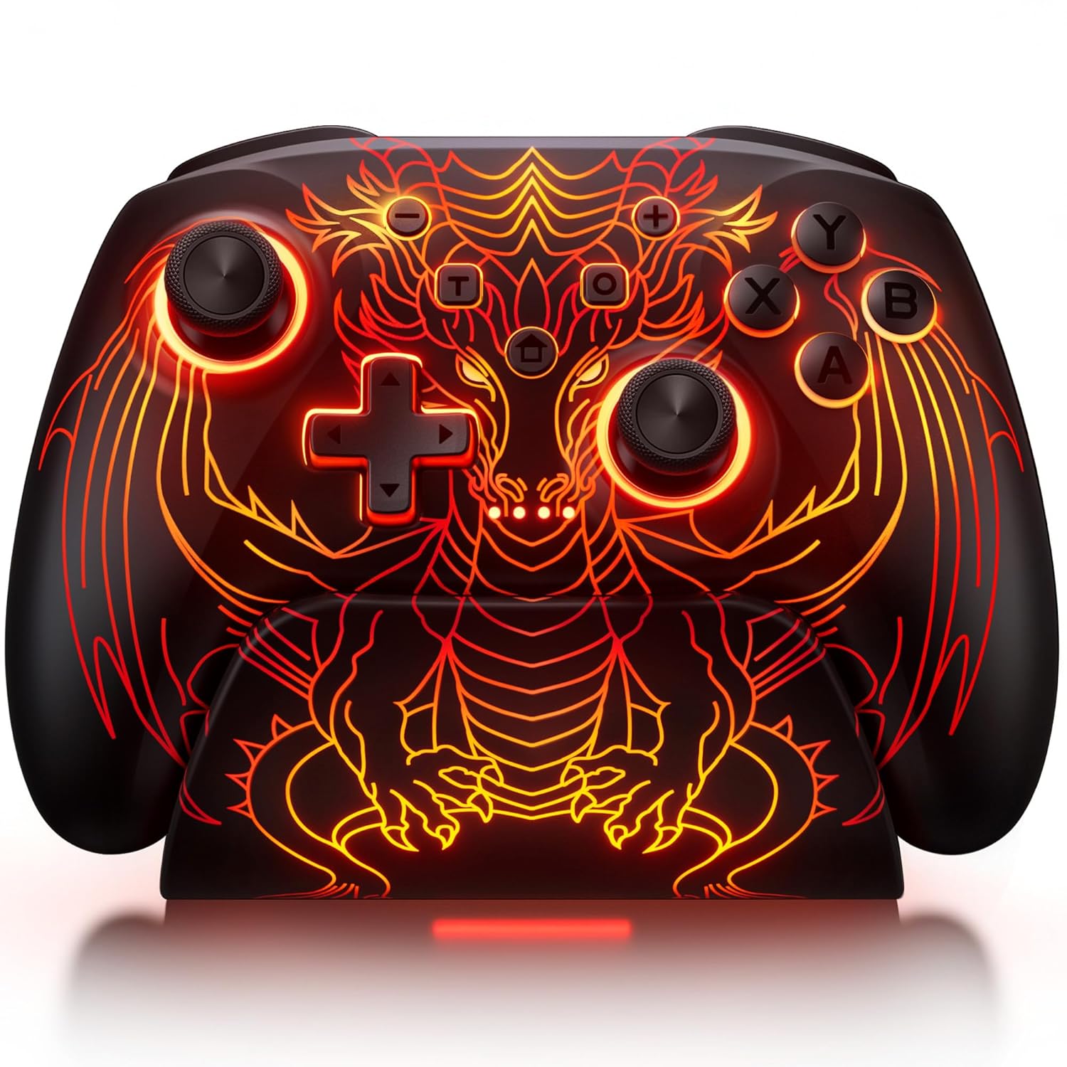 Detalle de CoguyTech PC Controller mit Ladestation – Bluetooth Gamepad für Windows, Switch, Android & iOS