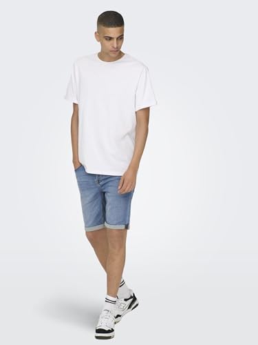 Thumbnail 7 de Only and Sons Ply Life Blue Shorts Hombre – Pantalones Cortos Azules L